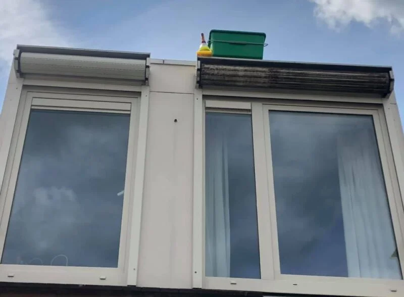 Glazenwasser Eindhoven en omstreken binnenkant rolluik