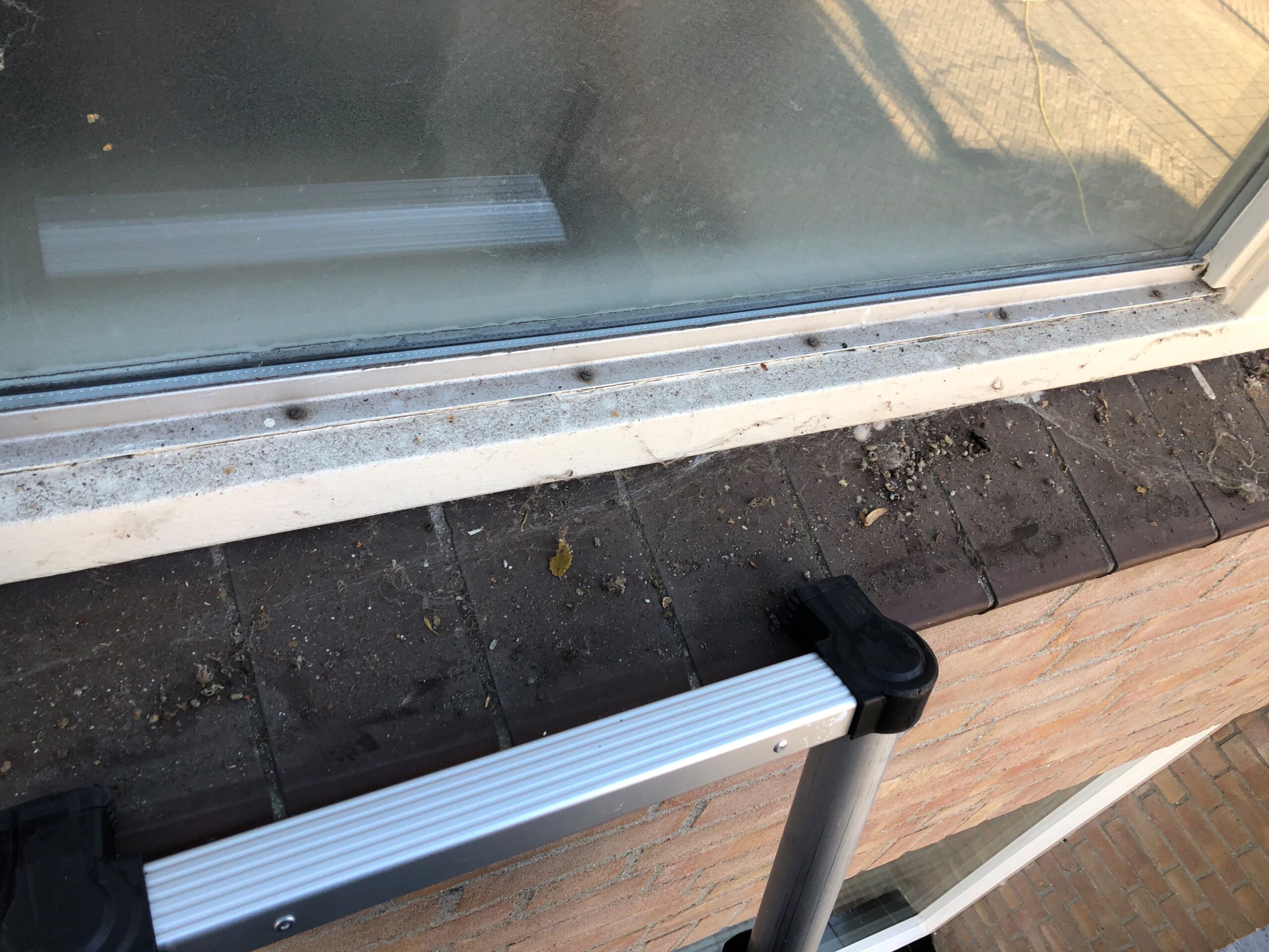 Glazenwasser Eindhoven en omstreken vensterbank1 vies